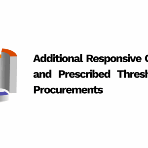Additional Responsive Criterion and Prescribed Threshold for Procurements