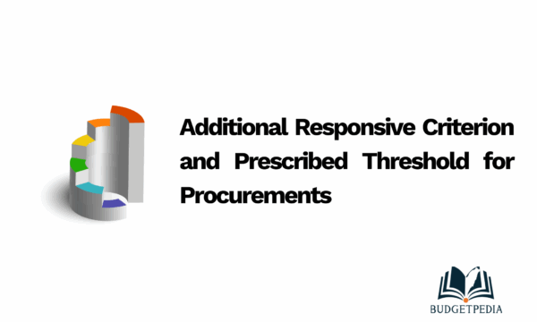 Additional Responsive Criterion and Prescribed Threshold for Procurements