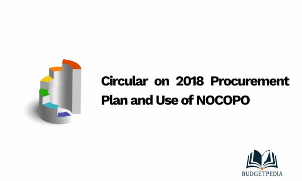 Circular on 2018 Procurement Plan and Use of NOCOPO