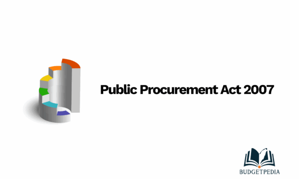 Public Procurement Act 2007