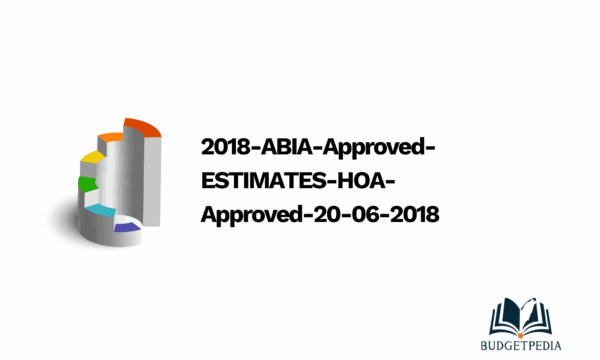 2018 ABIA Approved ESTIMATES-HOA-Approved-20-06-2018