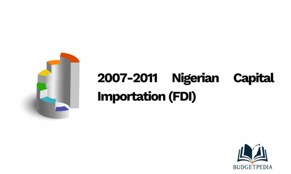 2007-2011 Nigerian Capital Importation (FDI)