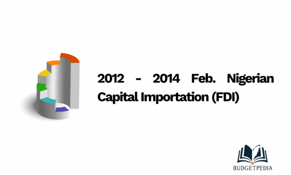 2012 - 2014 Feb. Nigerian Capital Importation (FDI)