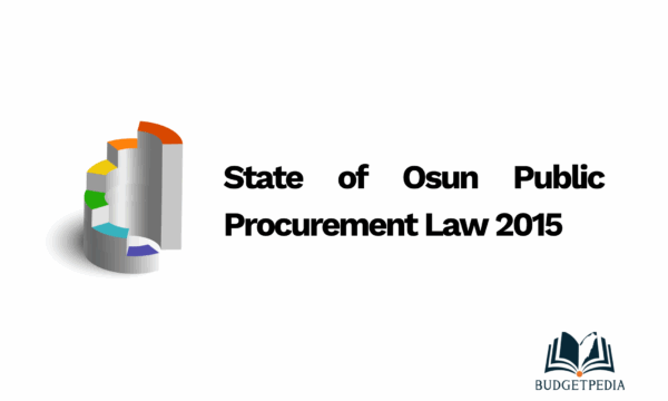 State of Osun Public Procurement Law 2015