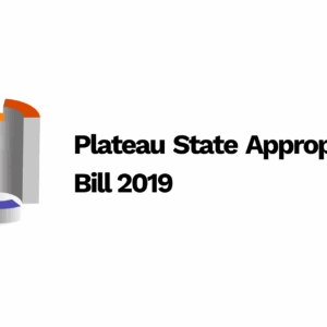 Plateau State Appropriation Bill 2019